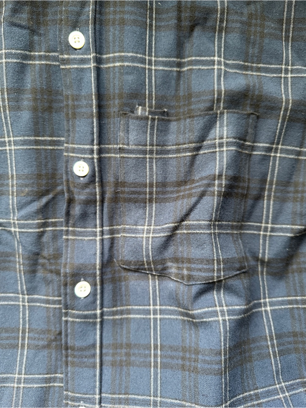 Apolis Global Citizen Plaid Flannel Button Down Long Sleeve Shirt - Picture 4 of 7